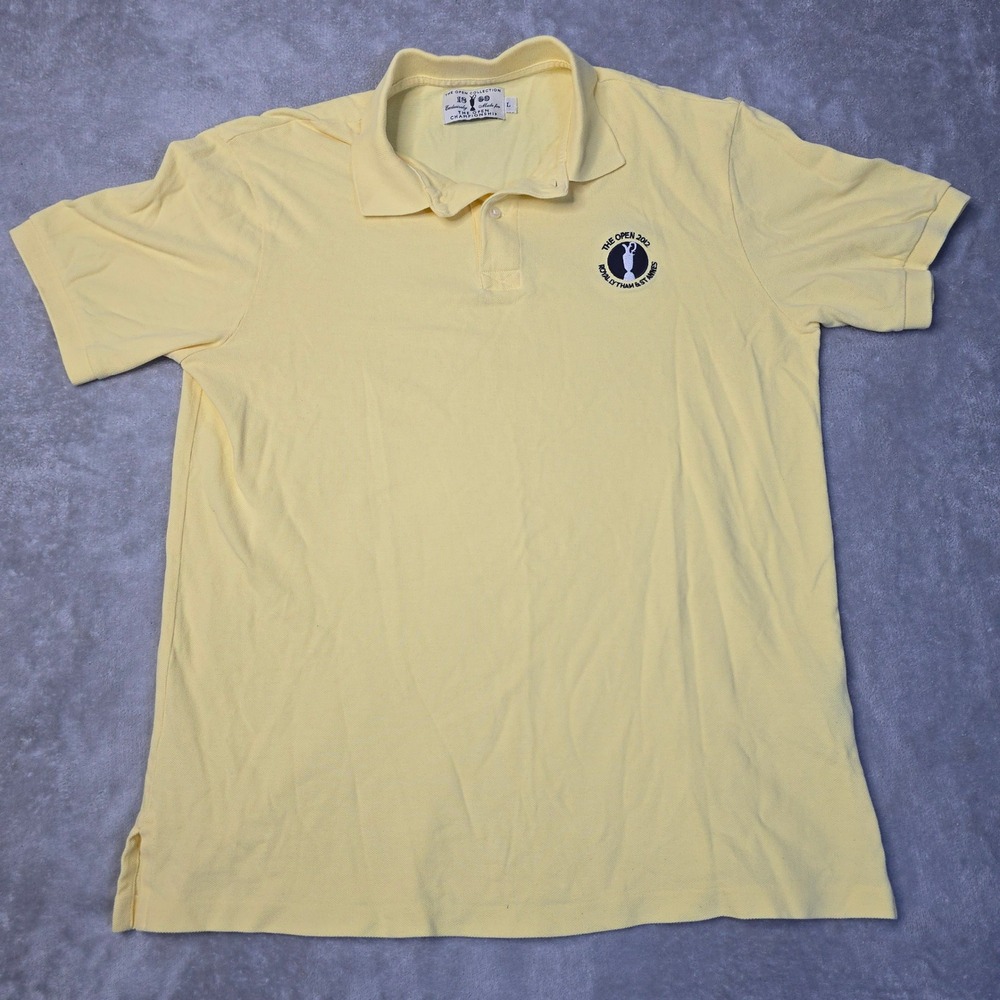 The Open Collection Golf Polo Mens L Yellow 2012 Championship Royal Lytham Sport